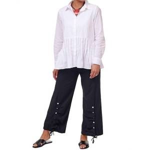 NEW TULIP CLOTHING gala blouse in white